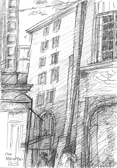 Lyon rue Merciere